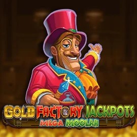 Play Gold Factory Jackpots Mega Moolah slot by Aurum Signature Studios on my-empire.myemojidomain.com