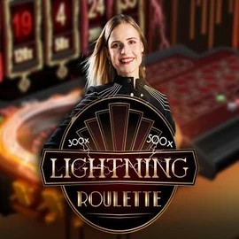 Lightning Roulette logo – Live Casino by Evolution at My Empire Casino