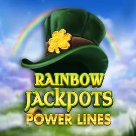 Official Jackpots logo: Rainbow Jackpots Power Lines by Red Tiger Gaming at My Empire Casino