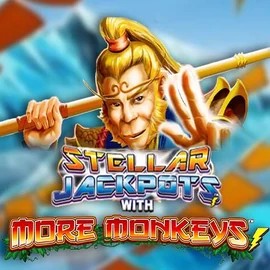Jackpots logo of Stellar Jackpots with More Monkeys from Lightning Box Game at My Empire Casino